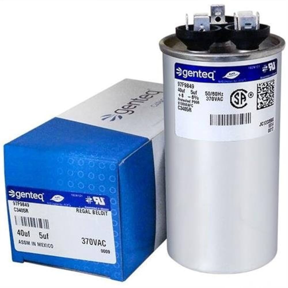 1172147-40 + 5 uf MFD 370 Volt VAC - Heil Round Dual Run